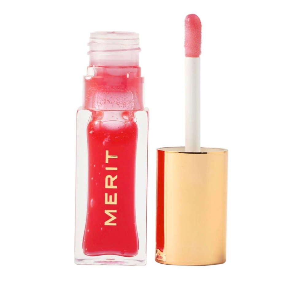 Merit Shade Slick Hydrating Tinted Lip Oil - Maraschino